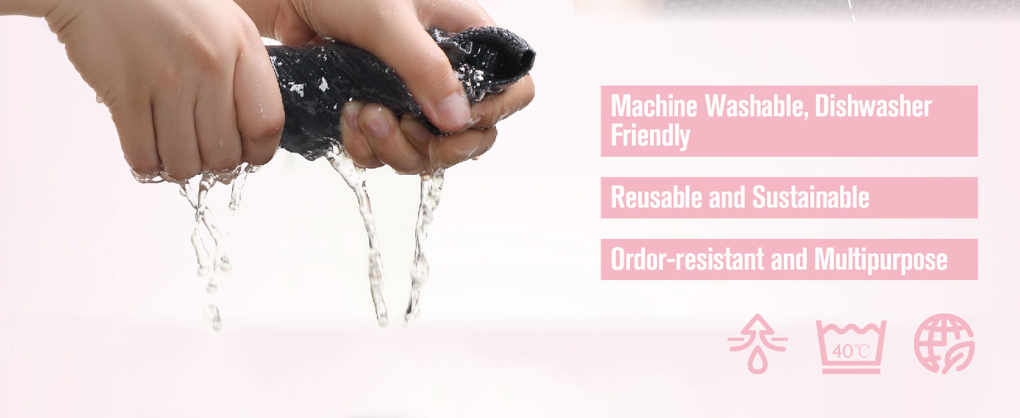 Checkerboard Microfiber Cleaning Cloth Roll-Easy Maintenance