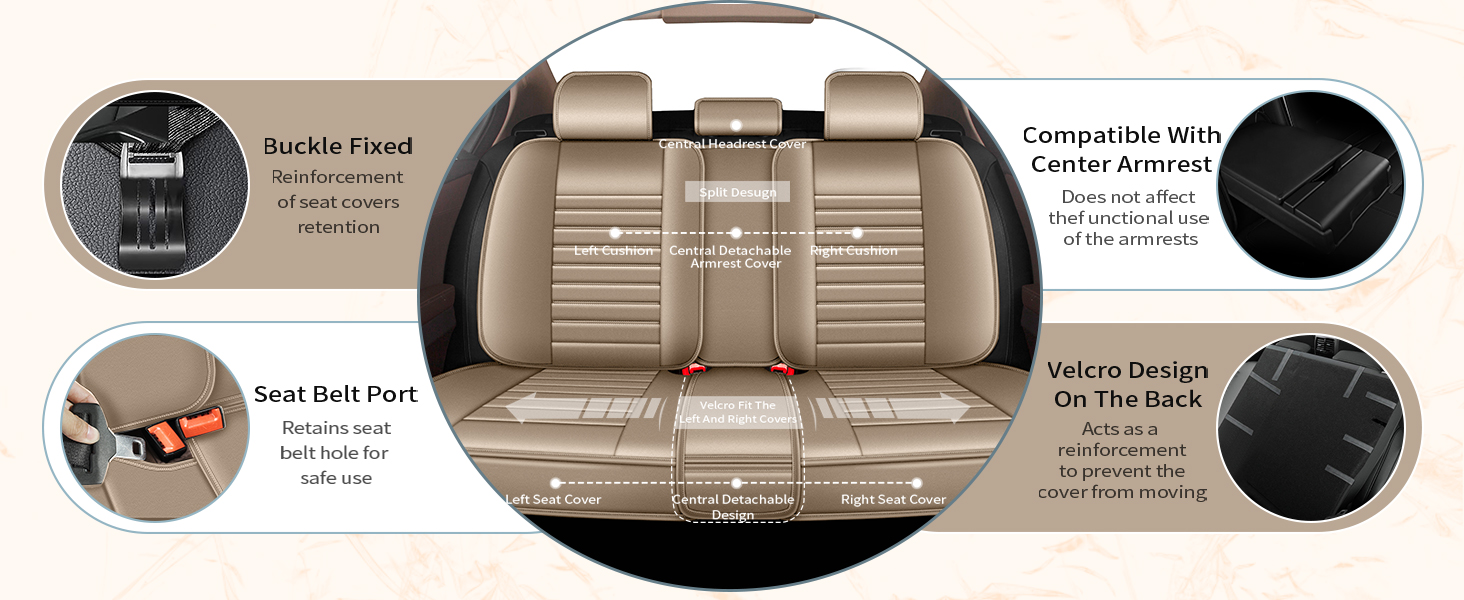 JIAMAOXIN Car Seat Covers for 20042024 2025 Ford Explorer
