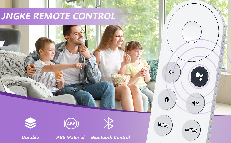 JNGKE Voice Remote Replacement Control(Remote Only) Fit for