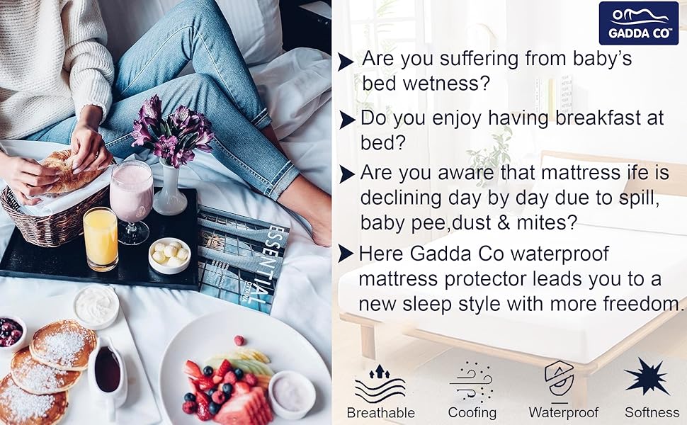 the sleep company mattress protector, wake fitted mattress protector,