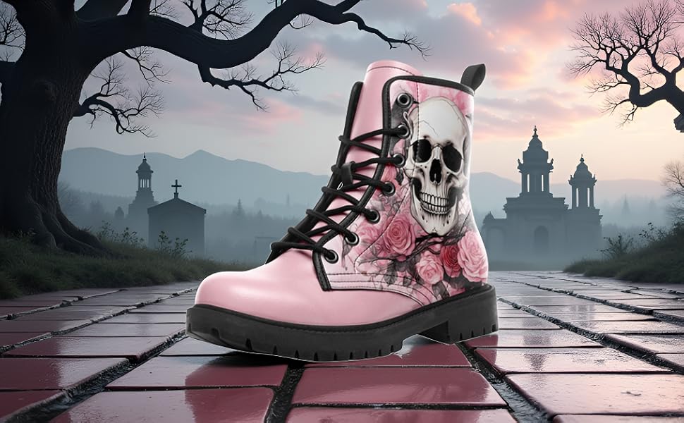skull boot