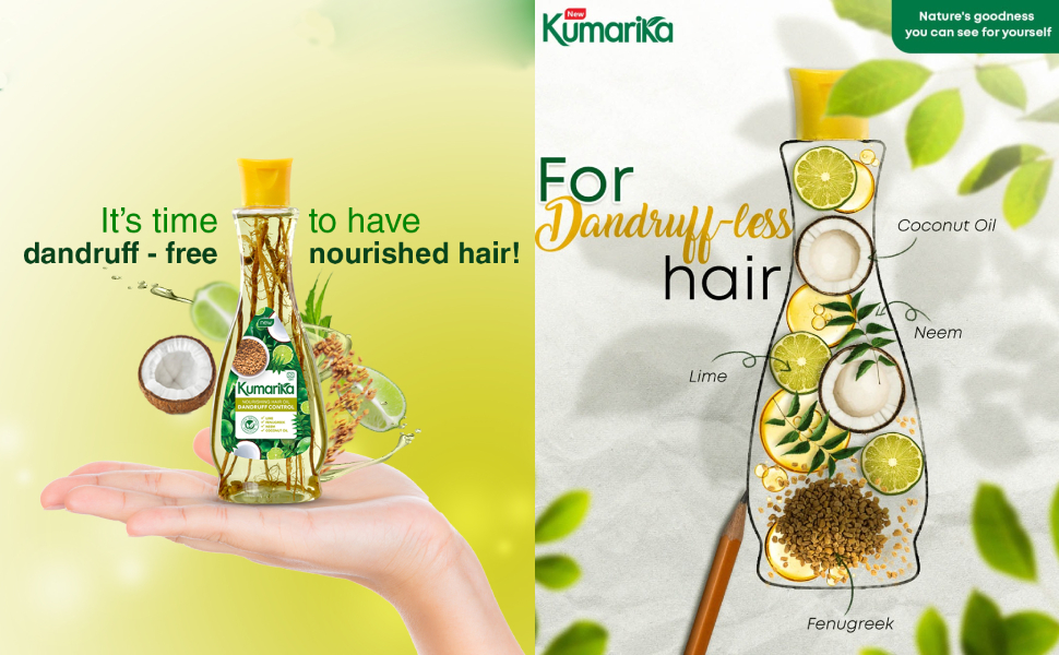 Kumarika Dandruff control Hair oil - bottle