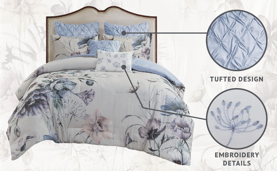 Madison Park Cassandra Cotton Comforter Set Feminine