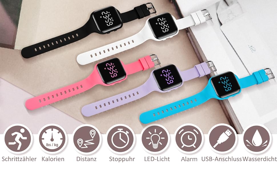 BEN NEVIS Digital Kinderuhr Jungen