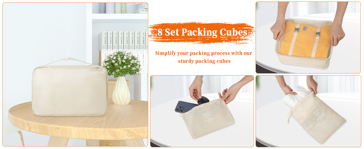 Packing Cubes for Travel