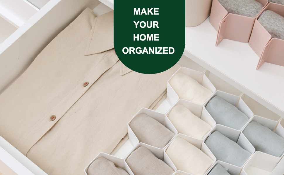 HyggeWare Drawer Organizer Divider, 32 PCS,4 SET