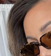 YouthMall Retro Rectangular Sunglasses for Women Men Trendy Small Square Sun Glasses 90s Vintage ...
