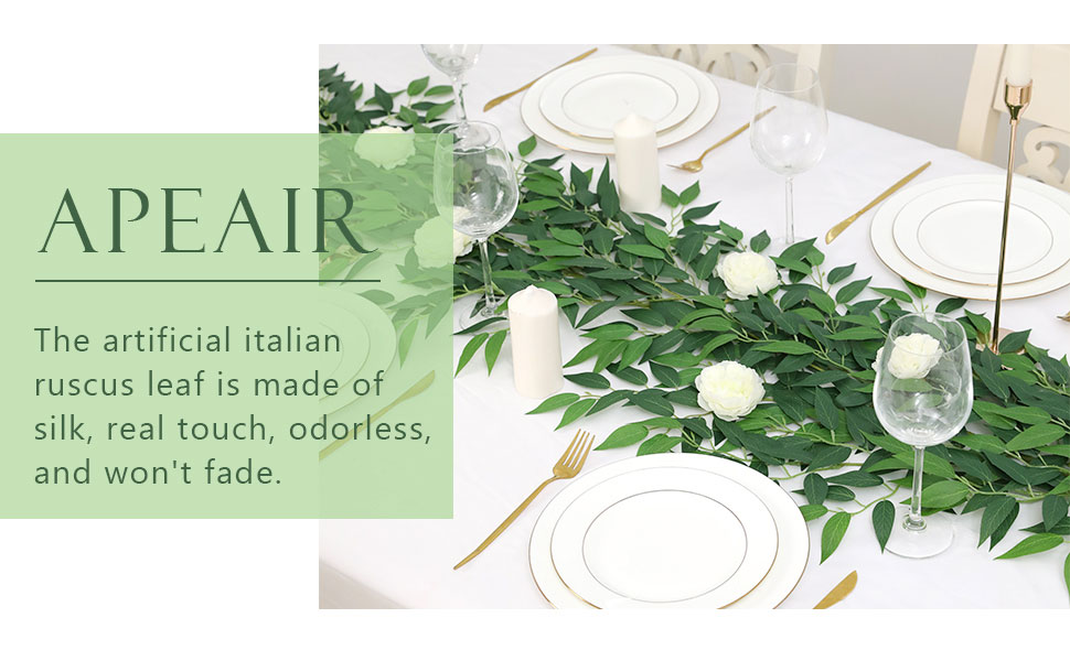 artificial italian ruscus stems