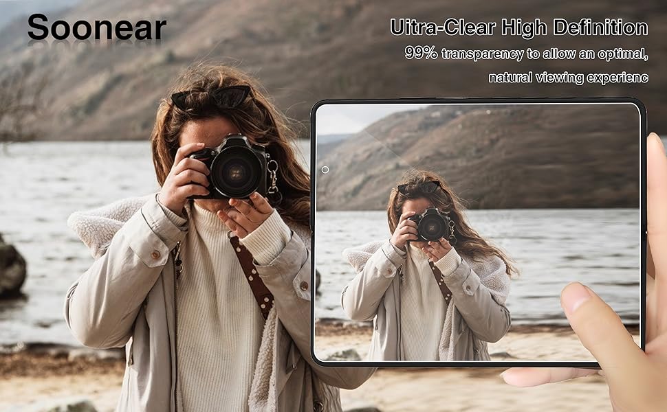 [2+2 Pack] Soonear Flexible TPU Screen Protector for Samsung Galaxy Z