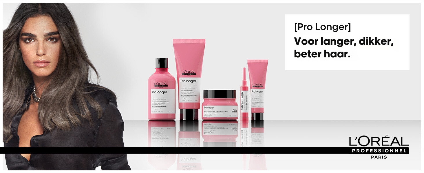 Filler A-100 aminozuren lang dun haar loreal serie expert vrouwen mannen kapper shampoo