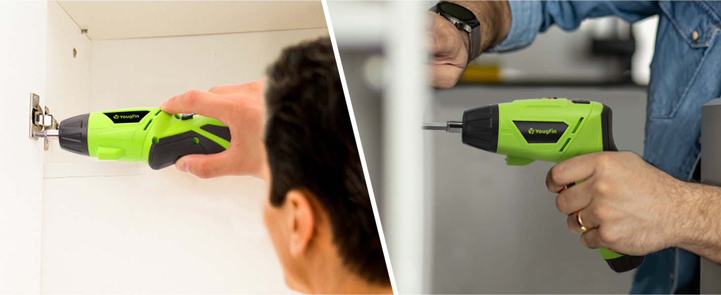 Yougfin Electric Screwdrivers, 3.6V Small Cordless