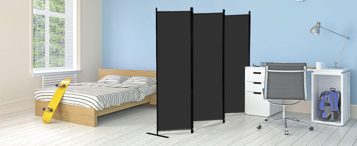 screen room divider section off space into separate areas as a temporary wall