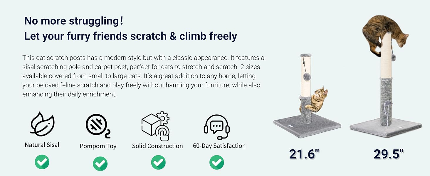 cat scratching post for indoor cats