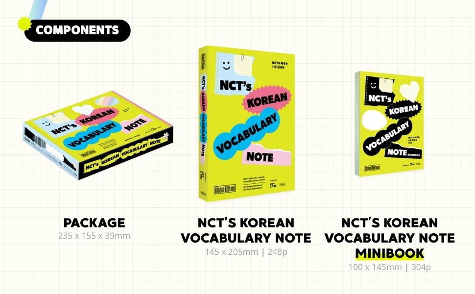 Amazon.com: NCT'S Korean Vocabulary Note Box Set (Limited