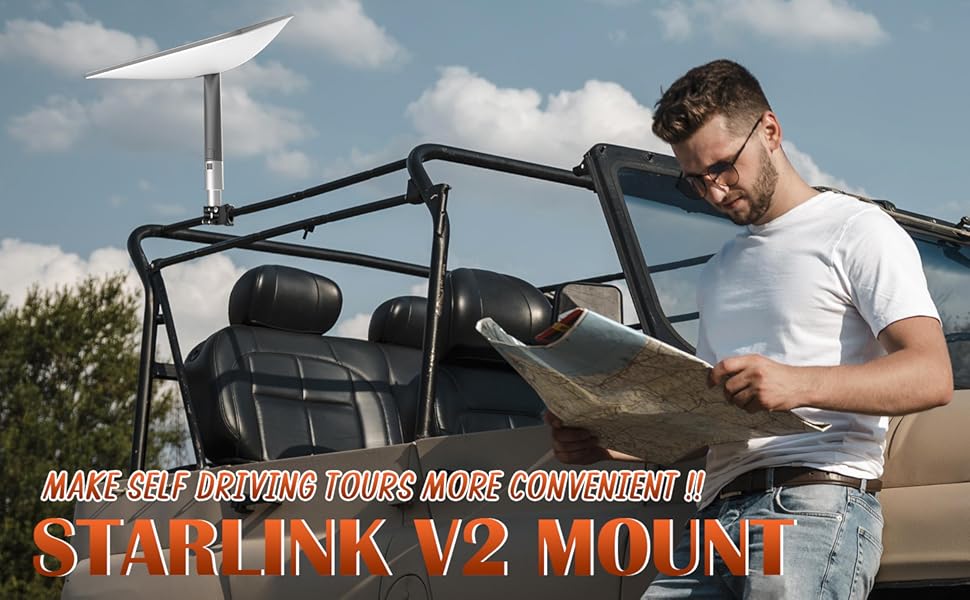 starlink rv ladder mount