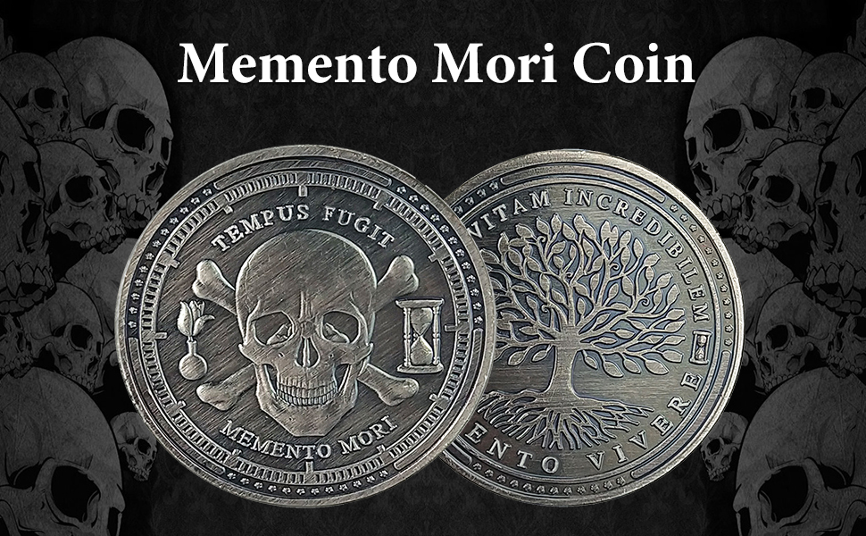Amazon.com: Tempus Fugit Memento Mori Coin - Tree of Life