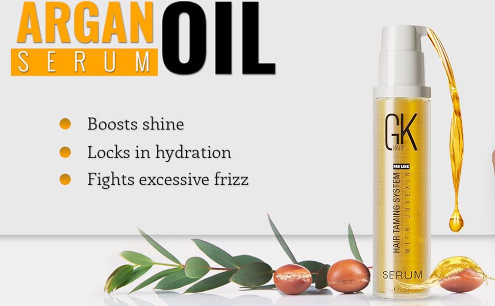 Serum hair oil anti frizz