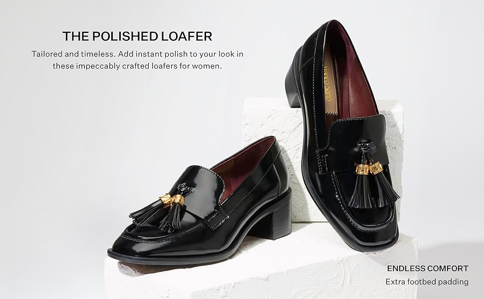 【新品未使用】Franco Sarto エナメル 厚底 ローファー 黒 23.0 新品未使用】Franco Sarto エナメル 厚底 ローファー 黒 23.0