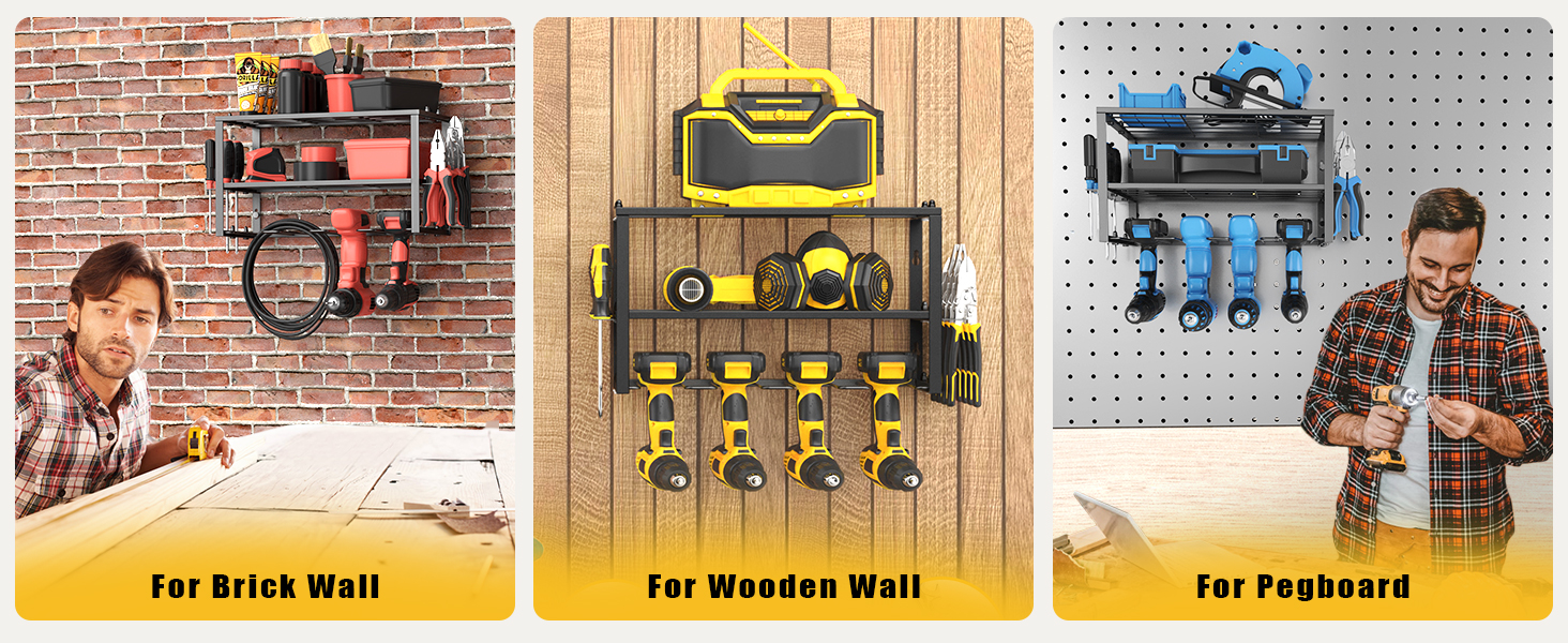 SPACECARE Power Tool Organizer Power Drill Tool Holder