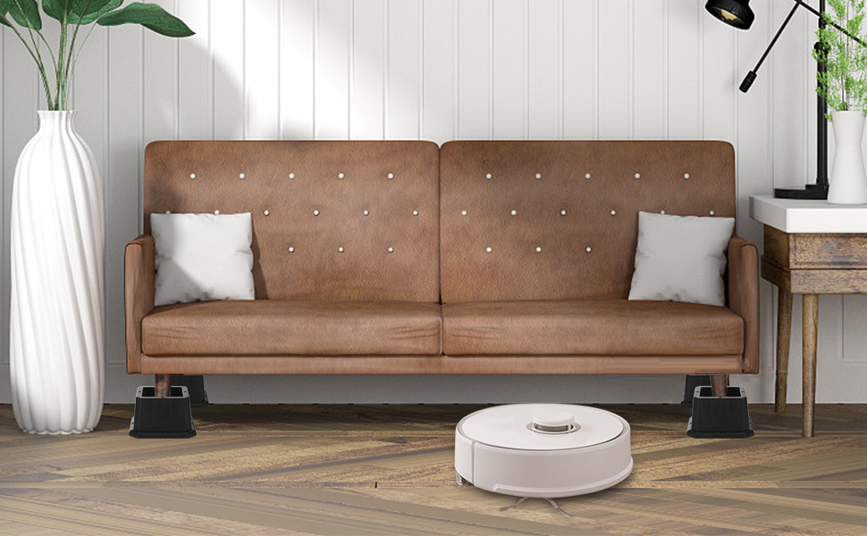 Tocawe Furniture Risers 2 Inch Bed Risers Heavy Duty