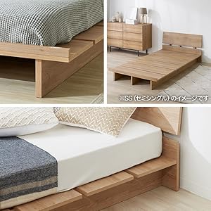 Amazon｜LOWYA ロウヤ ベッド フレーム ベッドフレーム すのこ