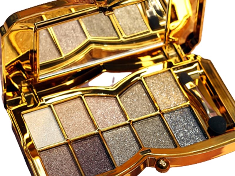 gold glitter eyeshadow nude eyeshadow palette