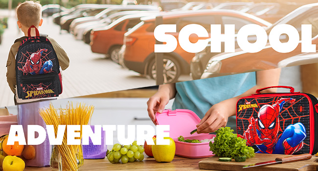 Marvel Spiderman Backpack Lunch Box