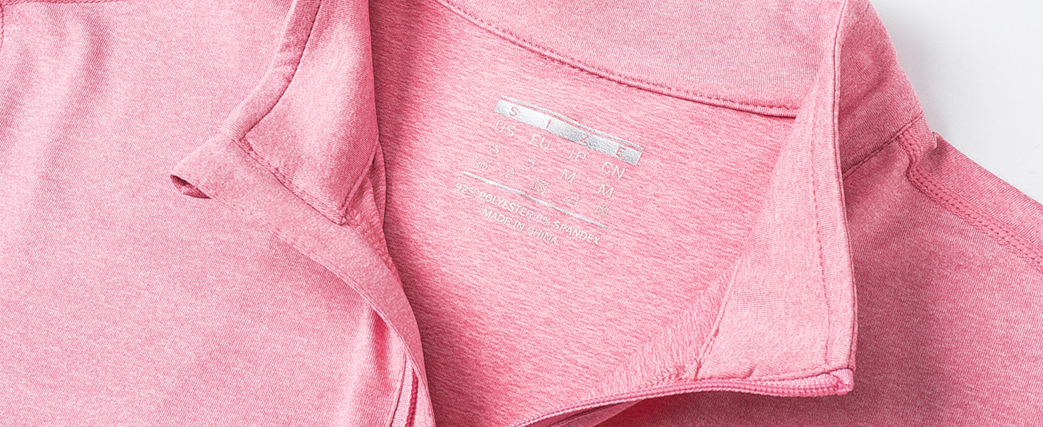 dry quick cool fresh Tagless Flatlock seams reduce chafing 4-way stretch full range motion soft