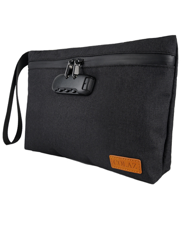 smell proof bag black