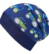 Wollhuhn ÖKO Leichte Weiche Mädchen/Jungen Beanie-Mütze Trecker/Traktor Bündchen Elastisch Überga...