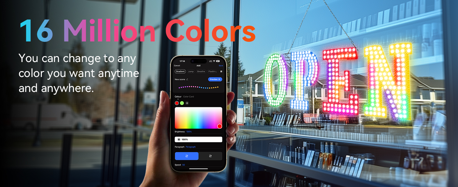 Amazon.com : LemonNova LED Open Signs for Buiness, 48