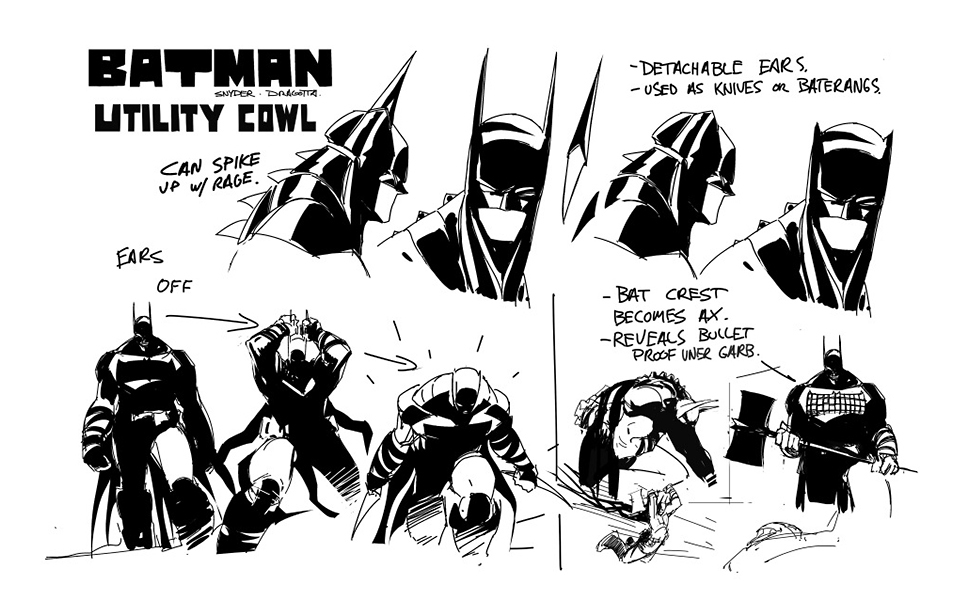 Absolute Batman, Batman, Utility Cowl, Cowl, Concept Art