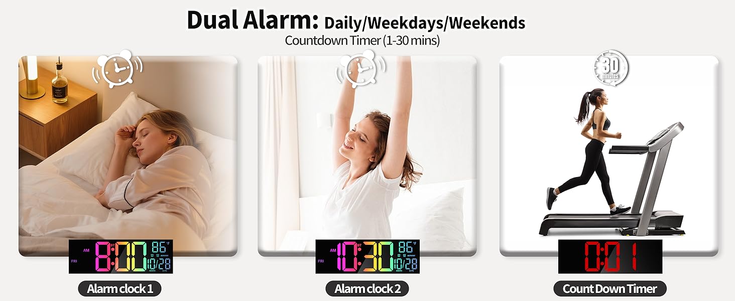 digital clocks for bedrooms