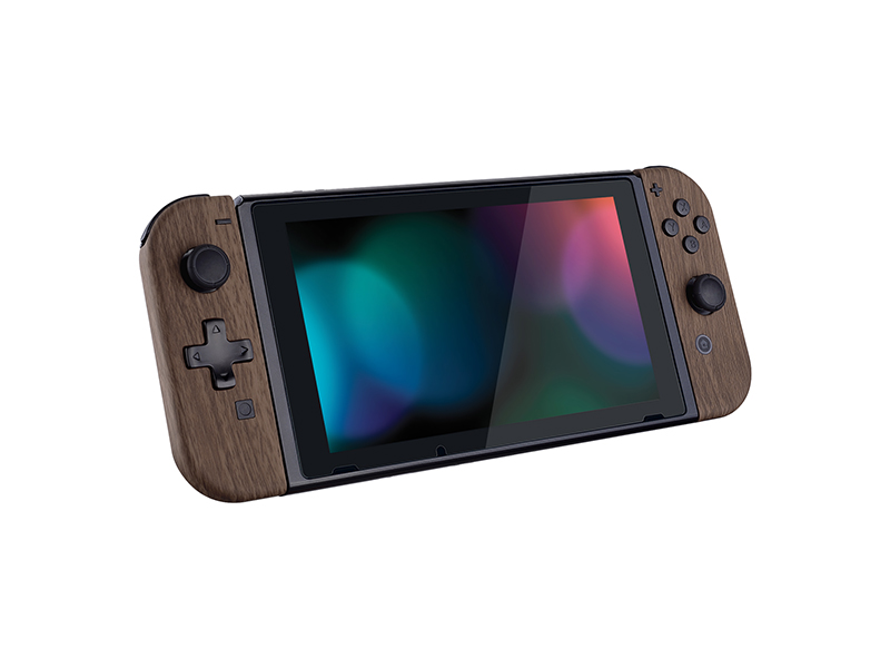 ニンテンドースイッチ　木目　NintendoSwitch Amazon.com: eXtremeRate Wood Grain Soft Touch Joycon Handheld