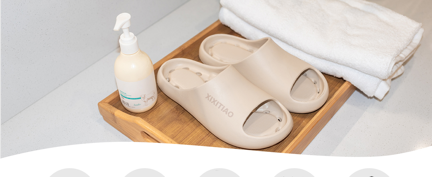 Shower Shoes Women Men Non Slip Shower Slippers For Women Men Gym Bathroom Pool Dorm showers