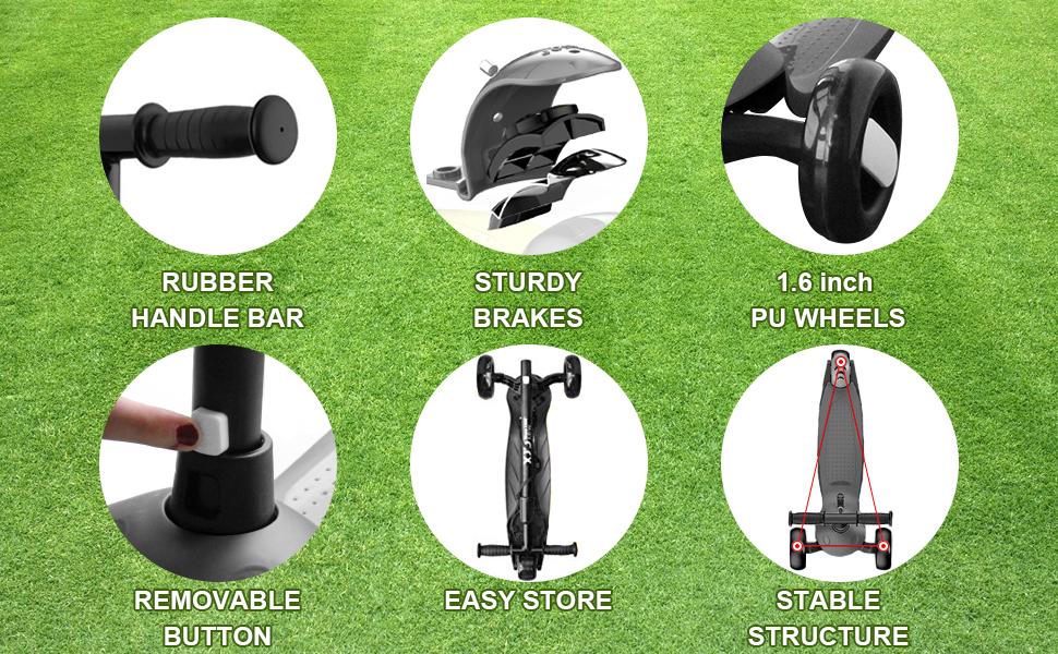 XJD 3 Wheel Kids Scooter Age 28 Toddler Scooters Adjustable Height