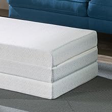 大変美品！ ZINUS 低反発三つ折りマットレス 送料込み Amazon.co.jp: ZINUS 三つ折り 低反発 マットレス シングル 厚さ