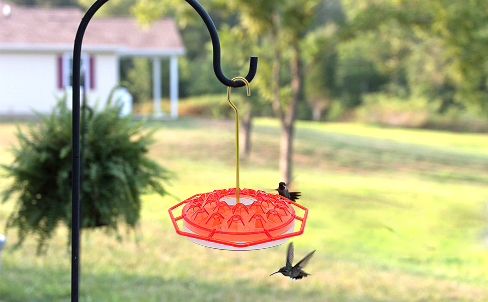 2 PCS Hummingbird Feeders for Outdoors Hanging, Leak Proof