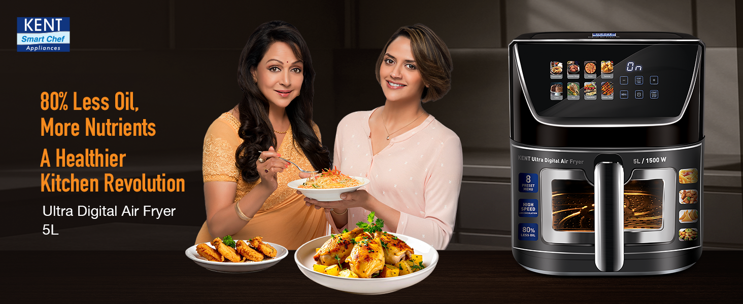 KENT Ultra Digital Air Fryer 5L