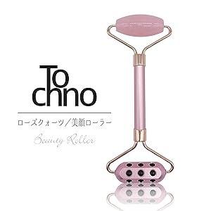 Amazon | ローズクォーツ 防水 六角形 美顔ローラー 【Tochno（トチノ