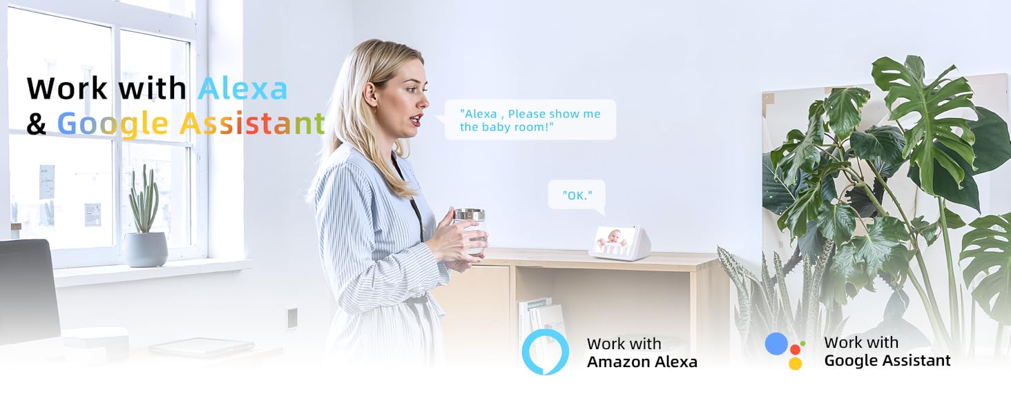 indoor camera pet camera dog camera work with Alexa