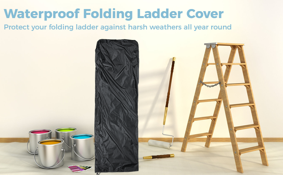 Folding Ladder Cover, Waterproof Household Folding