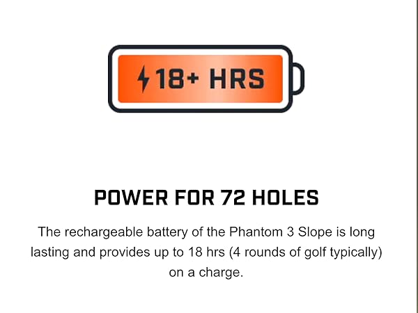 Phantom 3 Slope is long lasting and provides up to 18 hrs