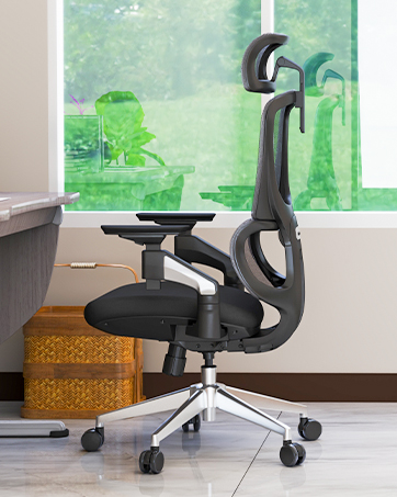 LarkLeaves Ergonomic Chair with 4D Armrests