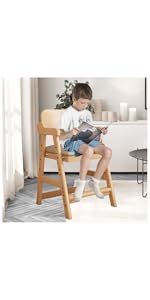 solid wood high chairs