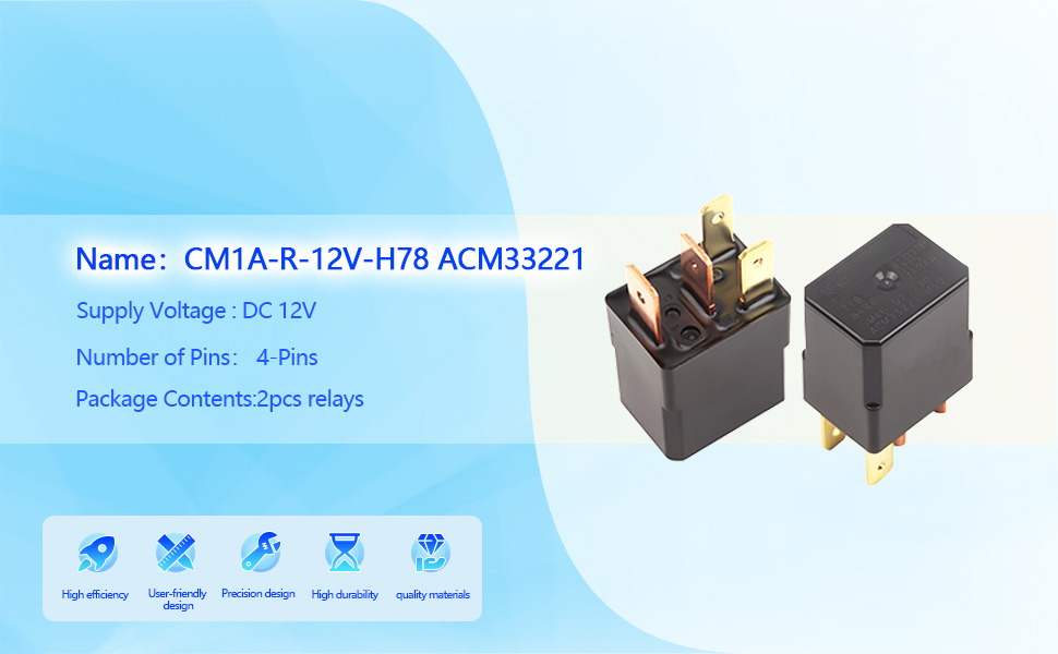 2pcs ACM33221 Automobile Relay Alternative for CM1AR12VH78 UM4667730