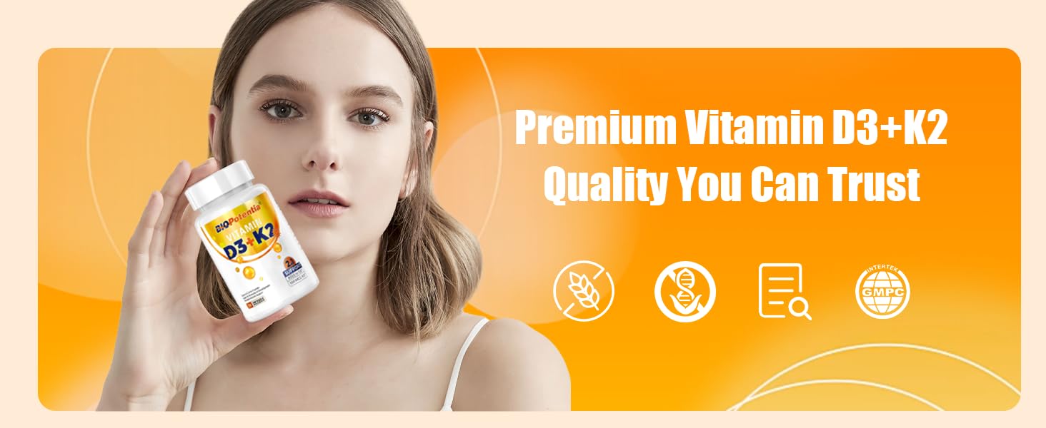 Premium Vitamin D3+K2 Quality You Can Trust