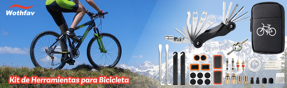 Kit Reparación Herramientas Bicicleta