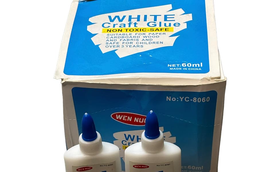 60ml Kid's Pva Glue, Safe And Washable And Glue Spreader Art And