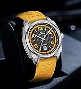 marvin Swiss Mens Watches Automatic Mechanical Watch for Men with Rubber Strap,50M Waterproof,42M...